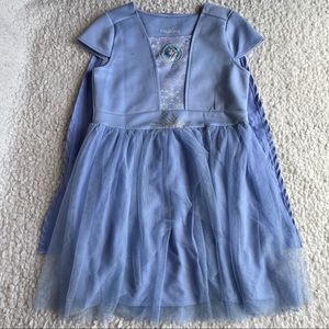 Girls Frozen 2 Dress with Cape